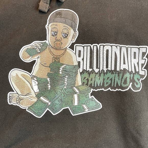 BILLIONAIRE BAMBINOS Hoodie Mens (L) Sweatshirt Skate Streetwear California - Picture 4 of 6
